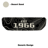 1966 Topographic Shifter Plate (Printed Series + Acrylic) - 2021+ Bronco