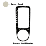 Topo Automatic Shifter Overlay (Printed Series) - 2021+ Bronco Automatic