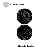 Topo Cup Holder Inserts (Printed Series + Acrylic) - 2021+ Bronco