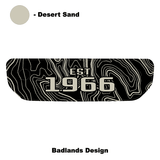 1966 Topographic Shifter Plate (Printed Series + Acrylic) - 2021+ Bronco