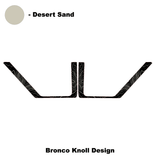 Topo Front Door Net Trim Overlay Kit (Printed Series) - 2021+ Bronco