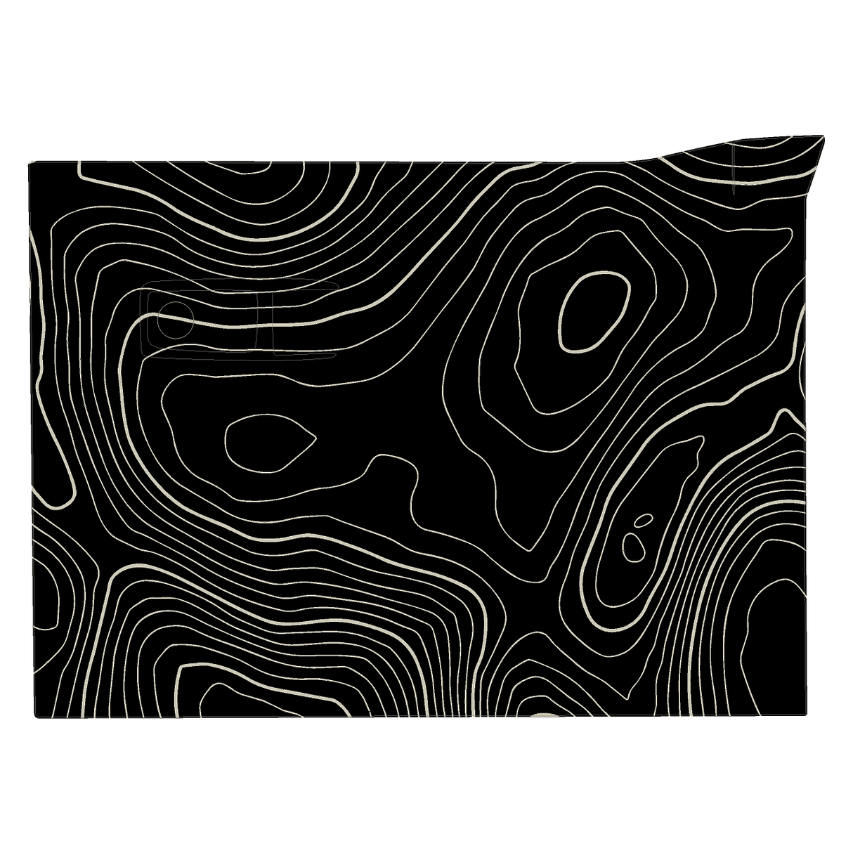 Topo Glovebox Overlay Kit (Printed Series) - 2021+ Bronco