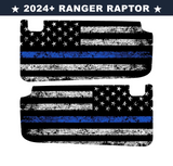 Freedom Series Sun Visor Overlays (Printed Series) - 2024+ Ranger Raptor (with Homelink)
