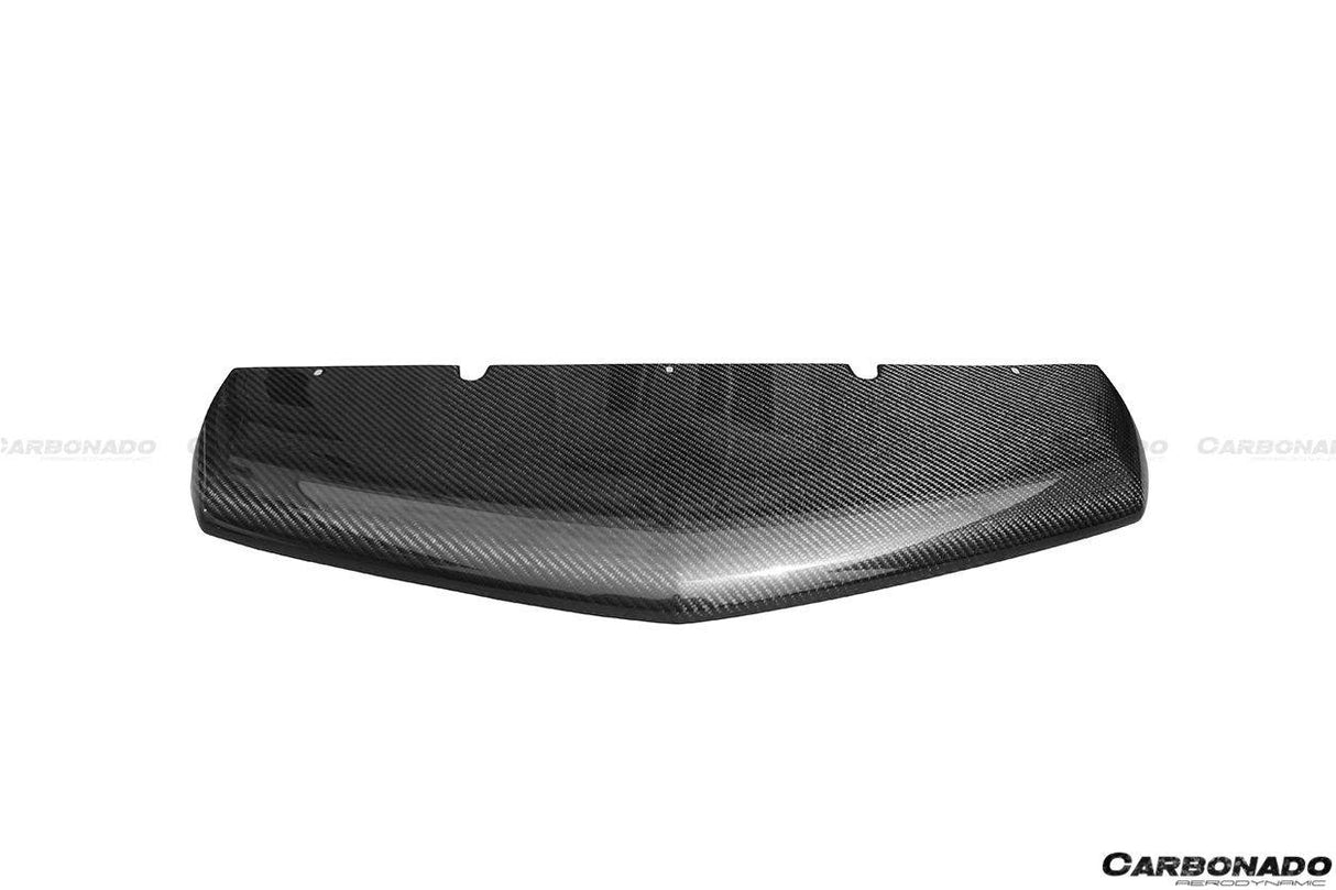 2011-2016 Lamborghini Aventador Style Carbon Fiber Front Lip Carbonado (DM) Fits: LP700 Coupe and Roadster