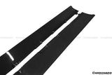 2011-2016 Lamborghini Aventador Style Carbon Fiber Side Skirts Carbonado (DM) Fits: LP700 Coupe and Roadster