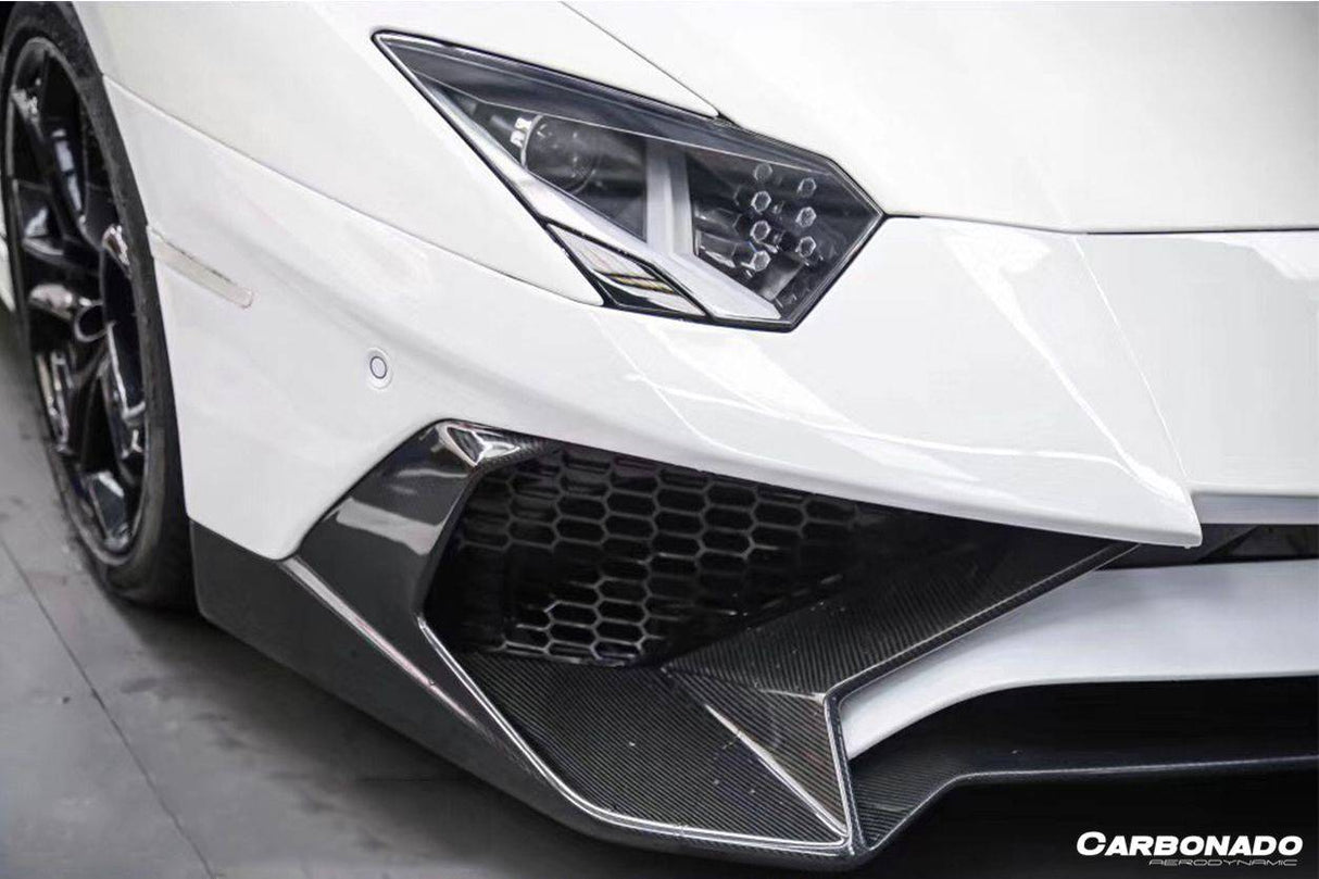 2011-2016 Lamborghini Aventador LP700 LP740 Coupe  Roadster SV Style Front Bumper