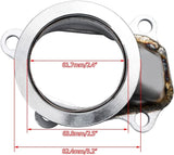 TD04 5 Bolt Turbo Down Pipe Flange 2.5" V Band Conversion Adapter For Subaru WRX