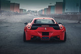 2010-2015 Ferrari Carbon Fiber Trunk Spoiler Carbonado (DE) Fits: 458 Italia