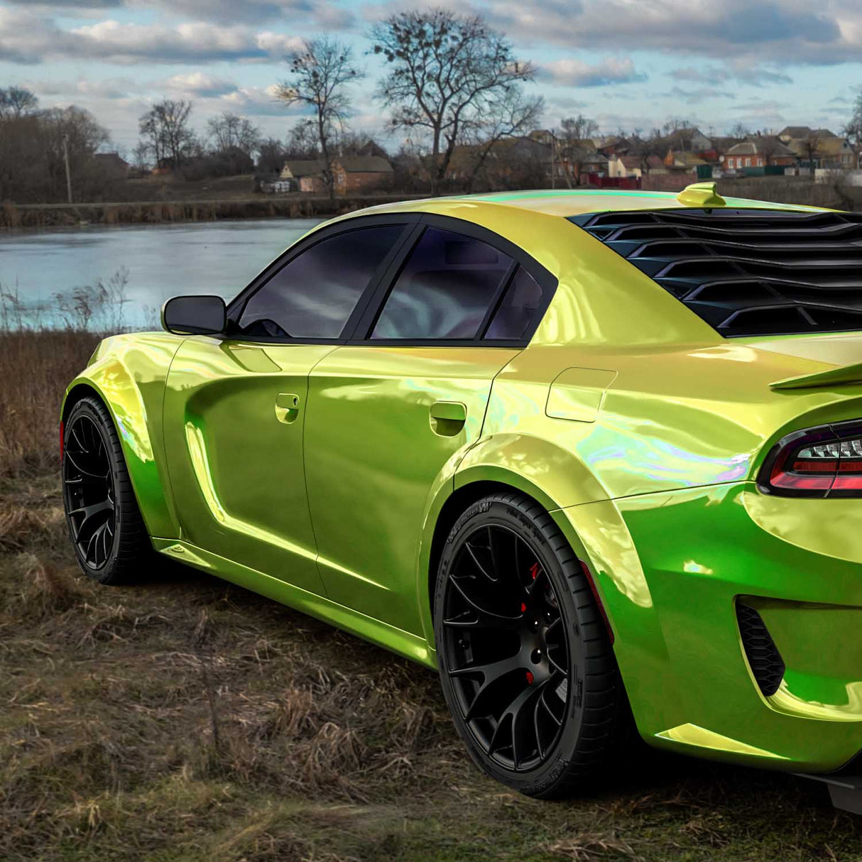 Hellcat Widebody Style Matte Black Wheel - Vicrez