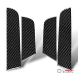 Dodge Charger 2015-2023 Carbon Fiber Door Panel Trim Overlay