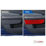 Dodge Charger 2015-2023 Carbon Fiber Door Panel Trim Overlay