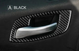 Dodge Charger 2015-2023 Carbon Fiber Interior Door Handle Trim Overlay