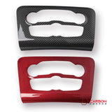 Dodge Charger 2015-2023 Carbon Fiber Multimedia Radio Button Trim Cover