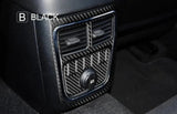 Dodge Charger 2015-2023 Carbon Fiber Rear Center Console AC Vent Trim Overlay