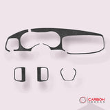 Dodge Charger 2015-2023 Real Carbon Fiber Full Dash Trim Kit Overlay