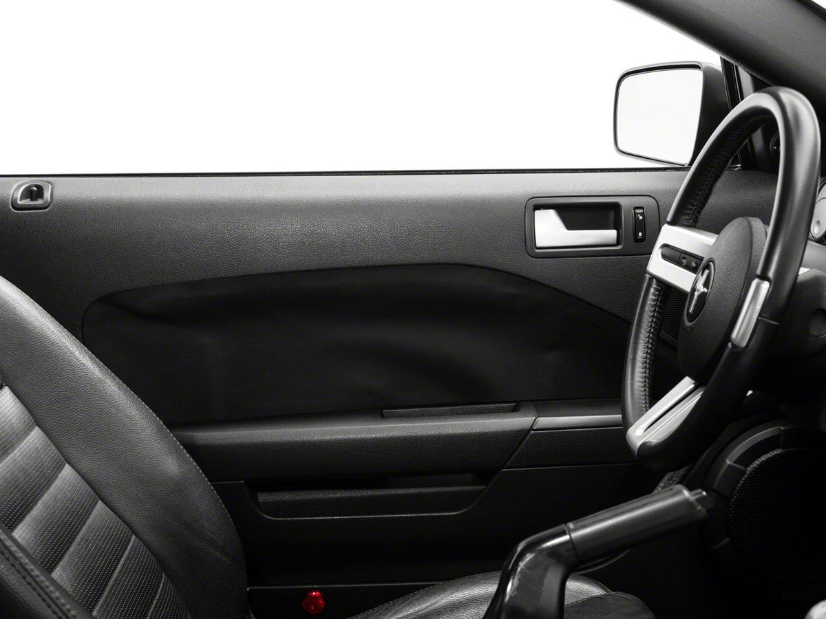 SpeedForm Door Insert Covers; Black (05-09 Mustang)