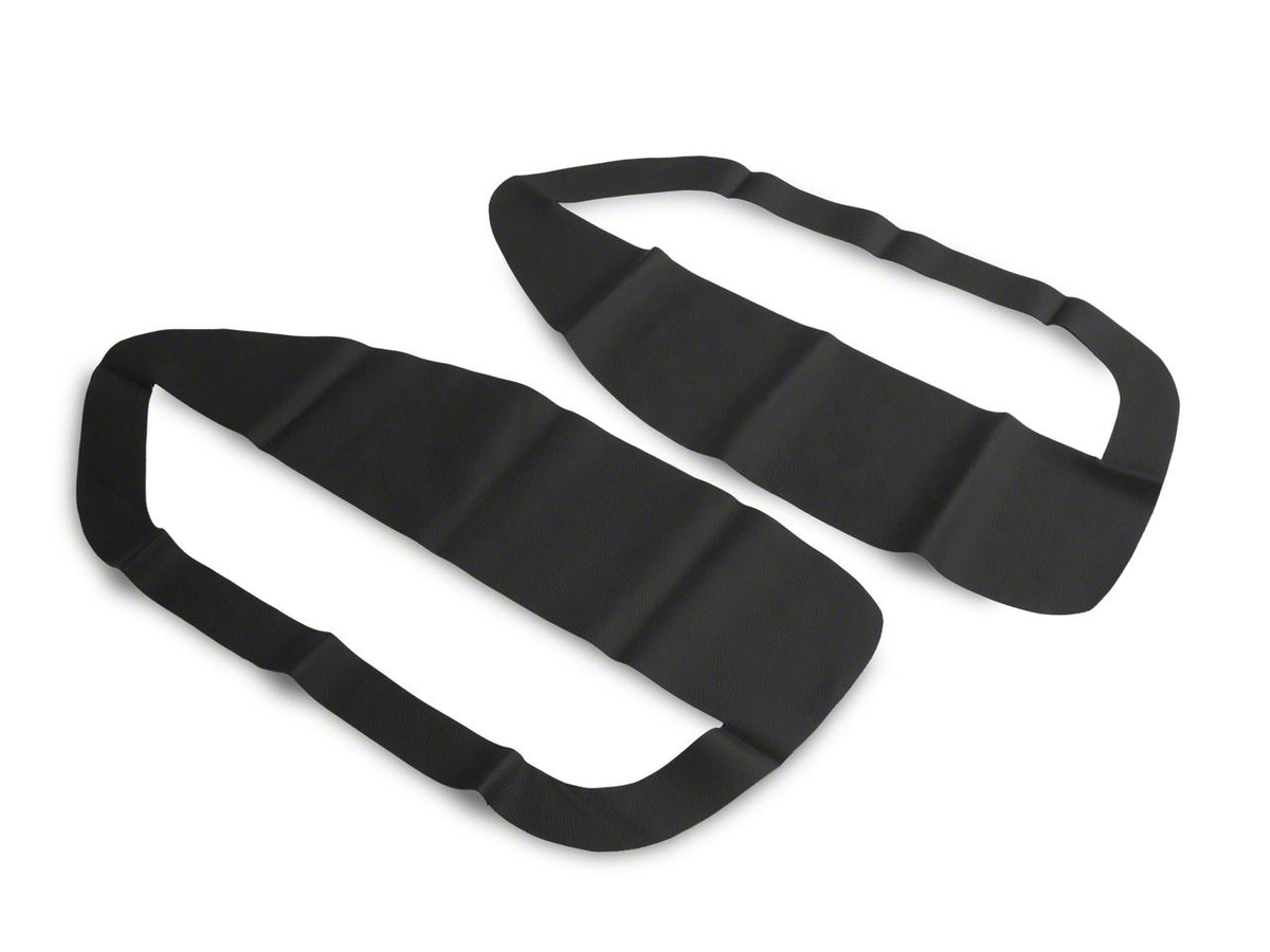 SpeedForm Door Insert Covers; Black (05-09 Mustang)