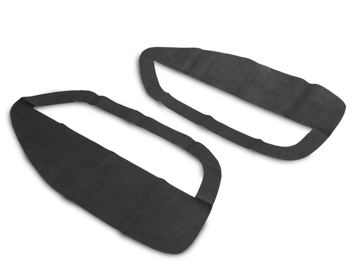 SpeedForm Door Insert Covers; Black (05-09 Mustang)