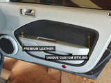 SpeedForm Door Insert Covers; Black (05-09 Mustang)