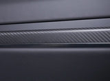 Door Trim Dry Carbon Fiber Overlay for Model S/X