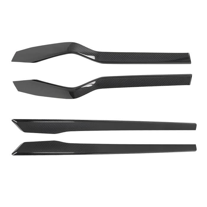Door Trim Dry Carbon Fiber Overlay for Model S/X