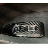 Dry Carbon Fiber L R Door & Window Lift Switch Covers for McLaren GT