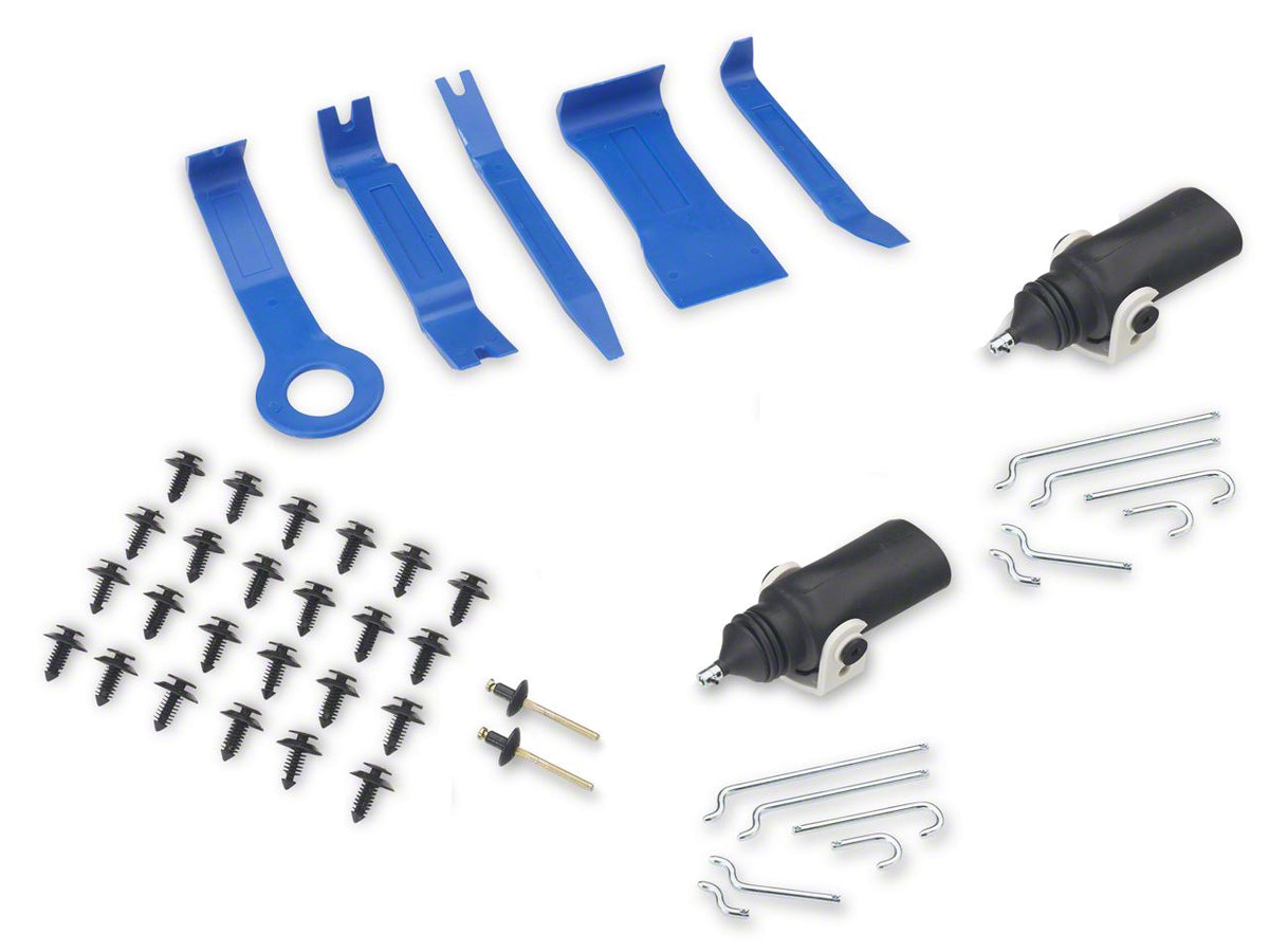OPR Door Lock Actuator Kit; Pair (79-93 Mustang)