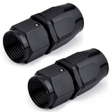 10AN/8AN/6AN Fitting Stainless Steel Braided Oil Fuel Hose Line Kit 5Feet Black