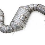 Catted High Flow 304 Stainless Exhaust Downpipe for Audi RS6 C7 4.0TT