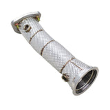 Straight Free Flow Stainless Steel Down Pipe for Porsche Macan Turbo 2.0 21-24