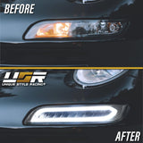 2005-2008 Porsche 997.1 Led Drl Clear Front Light With Signal - 991 Turbo S Style