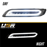 2005-2008 Porsche 997.1 Led Drl Clear Front Light With Signal - 991 Turbo S Style
