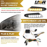 2007-2012 Porsche 997 Turbo/GT2 Smoke LED DRL + Turn Signal Lights