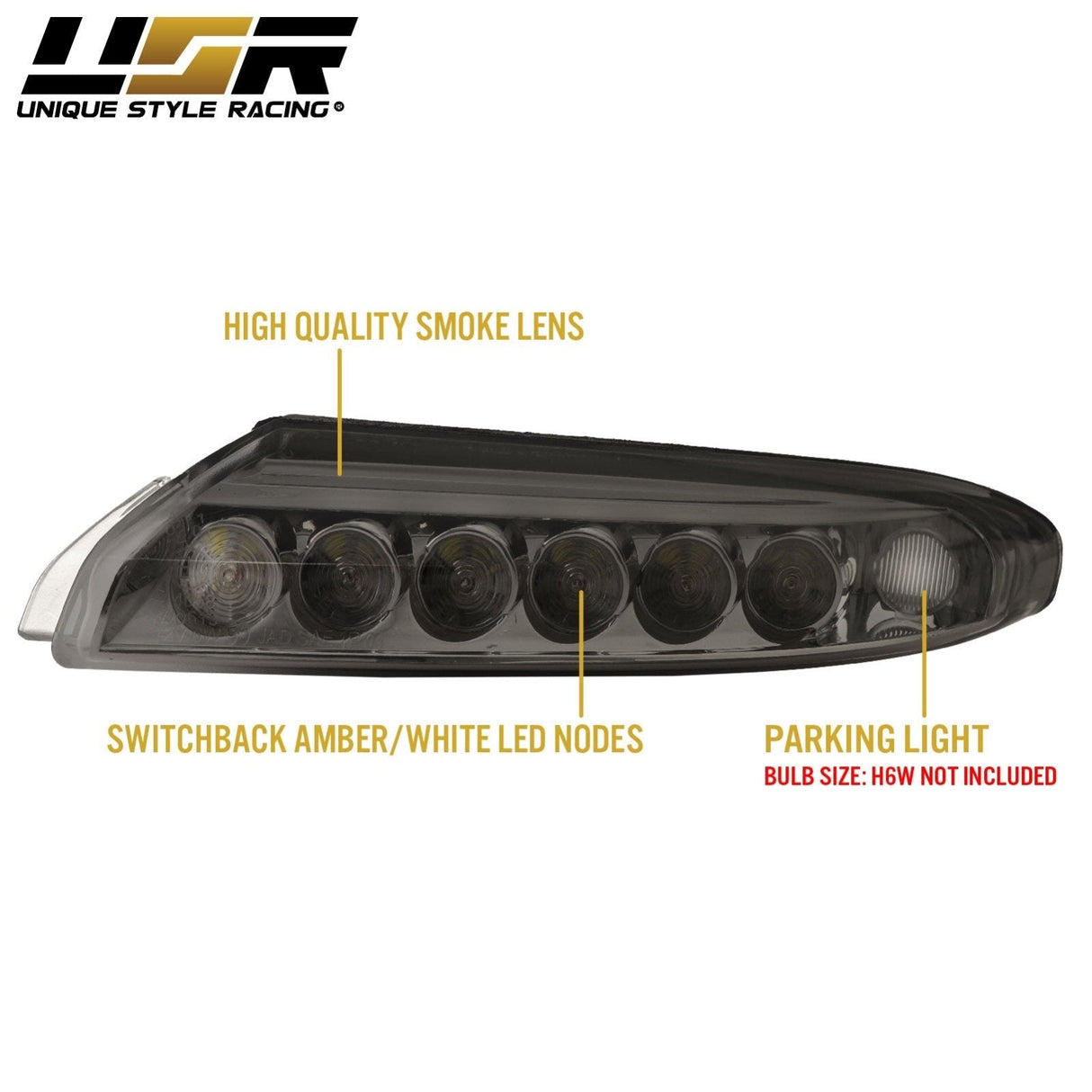 2007-2012 Porsche 997 Turbo/GT2 Smoke LED DRL + Turn Signal Lights