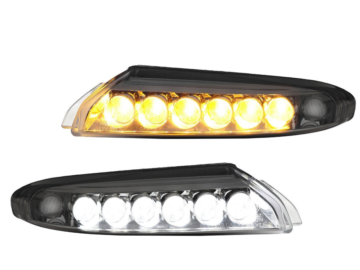 2007-2012 Porsche 997 Turbo/GT2 Smoke LED DRL + Turn Signal Lights