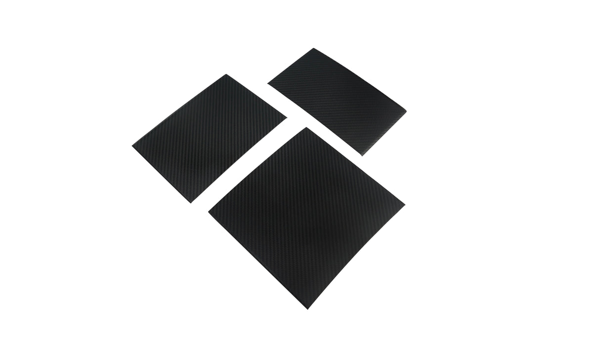 Dry Carbon Fiber Panel Console Wrap For Model Y Juniper / Model 3 Highland