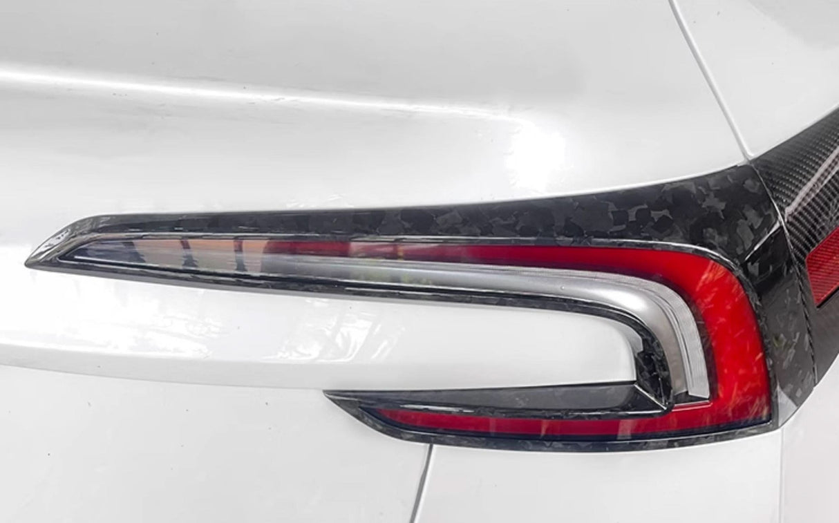 Dry Carbon Fiber Tail Light Cover for Model 3 Highland (2 pcs)