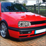 Spec-D Projector Headlights VW Golf MK3 / Cabrio (93-98) Halo LED - Black or Chrome