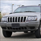 Spec-D Projector Headlights Jeep Grand Cherokee (99-04) Halo LED - Black or Chrome