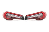 OLM OE Plus Linear Style Sequential Tail Lights (Clear) - 13-20 FR-S / BRZ / 86