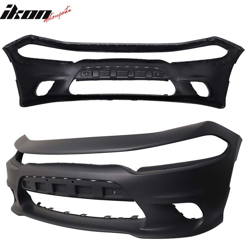2015-2023 Dodge Charger SRT8 Hellcat Front Bumper Cover With Lip