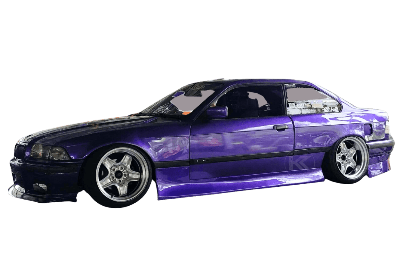 E36 Coupe Complete Over Fender Set - K2 Industries