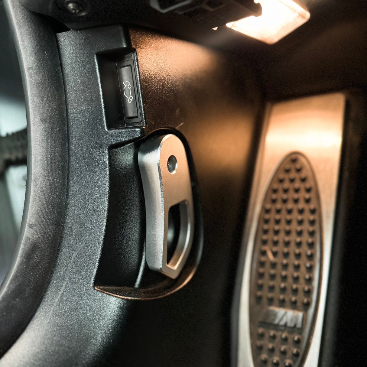 Aluminum BMW E46 Hood Release Latch