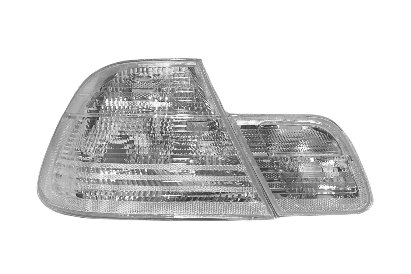 E46 Coupe Clear Tail Lights - Halogen - Pre Facelift - K2 Industries