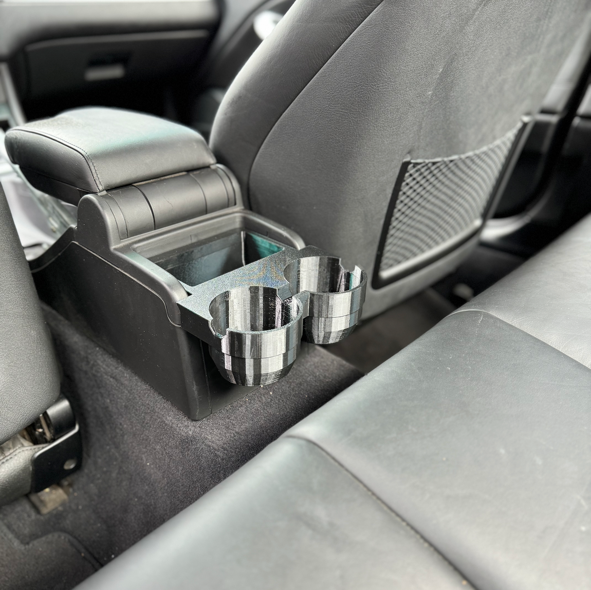 E46 Dual Rear Cupholder