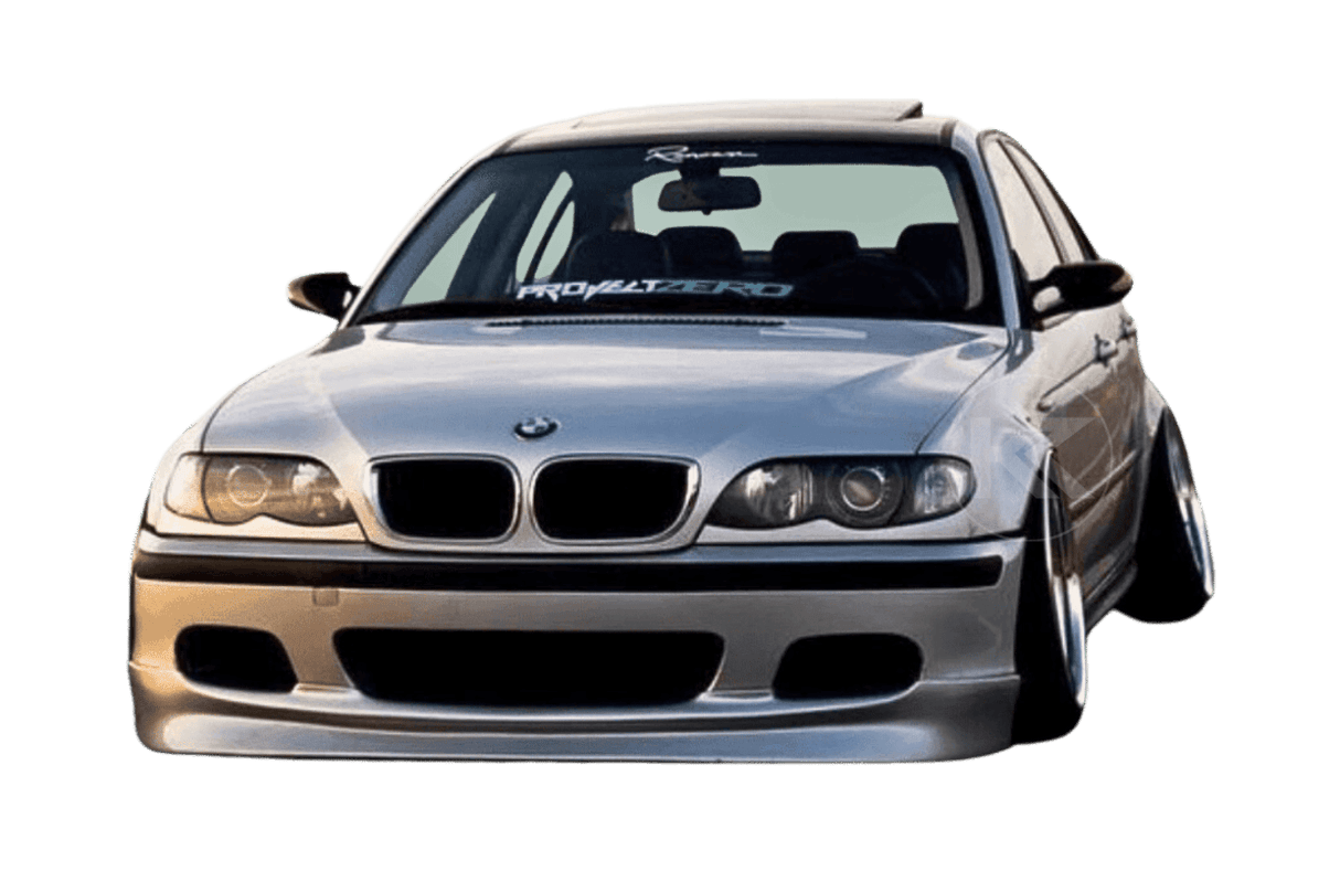 BMW E46 Sedan/Touring Front Lip JDM Style V1 (1999-2006) - K2 Industries