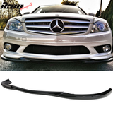 2008-2011 Benz W204 C Class GH Style Front Bumper Lip ABS