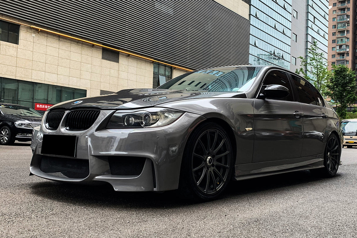 2008-2012 BMW 3 Series E90 1M Style Front Bumper with Lip Splitter