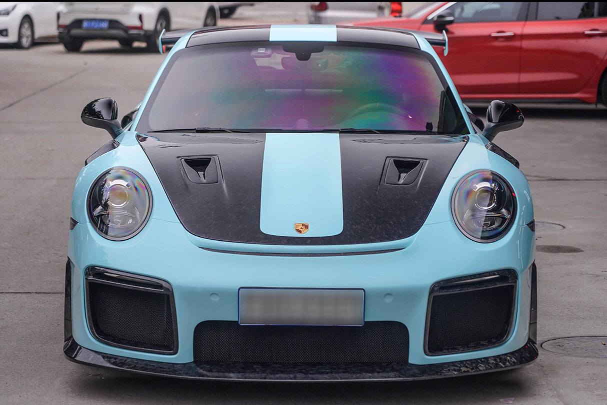 2013-2019 Porsche 991 Carrera    Targa S    4   4s GT2RS Style Carbon Fiber Hood