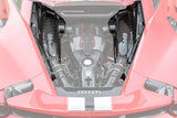 2015-2023 Ferrari Autoclave Carbon Fiber Engine Bay Panels With Heat Protection Carbonado (OE) Fits: 488 GTB, 488 PISTA, F8